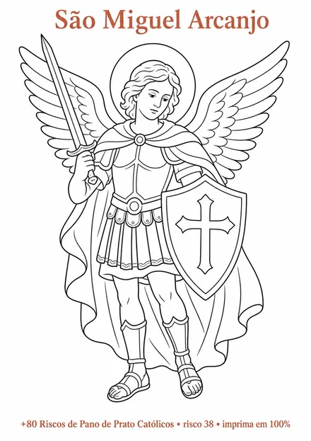 Risco católico de São Miguel Arcanjo